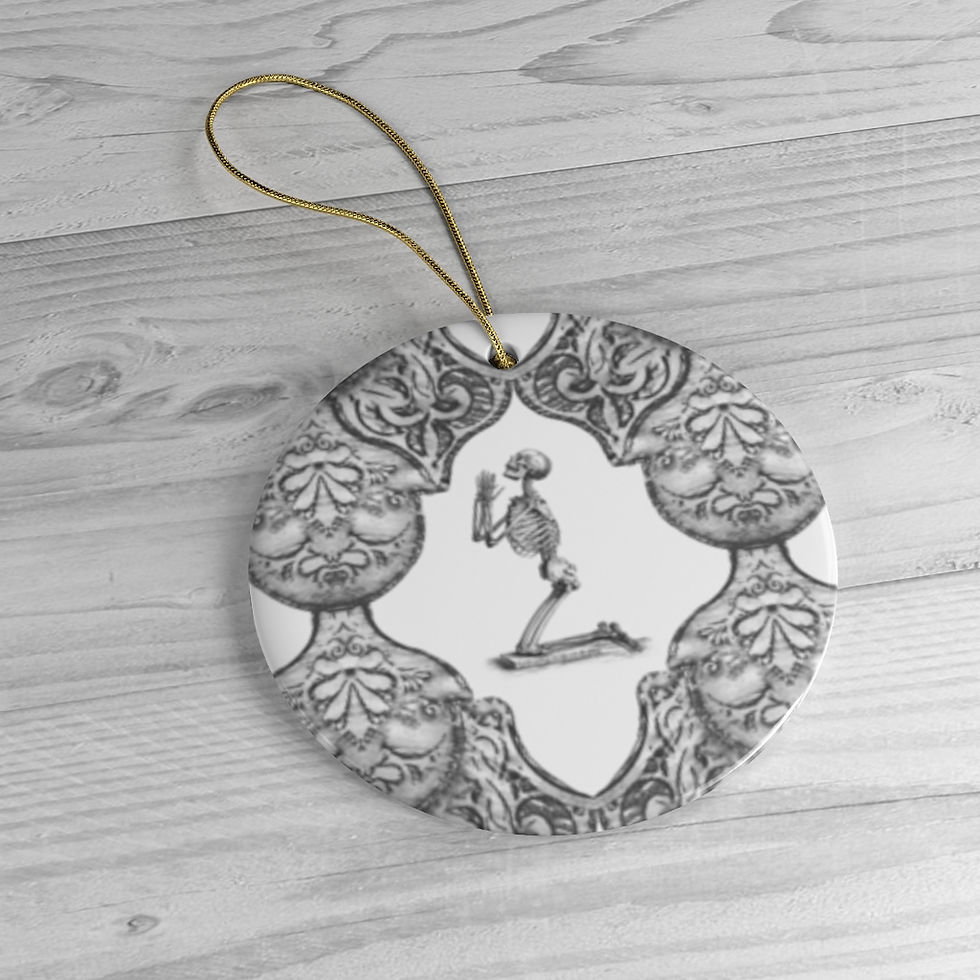 Thumbnail: Bathhouse Wallpaper Limited Edition Print Ceramic Ornaments