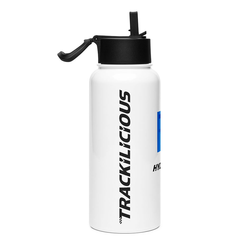Thumbnail: Hydrate! Stainless steel water bottle with a straw lid