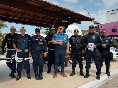 Ação de conscientização na semana nacional do trabalho.