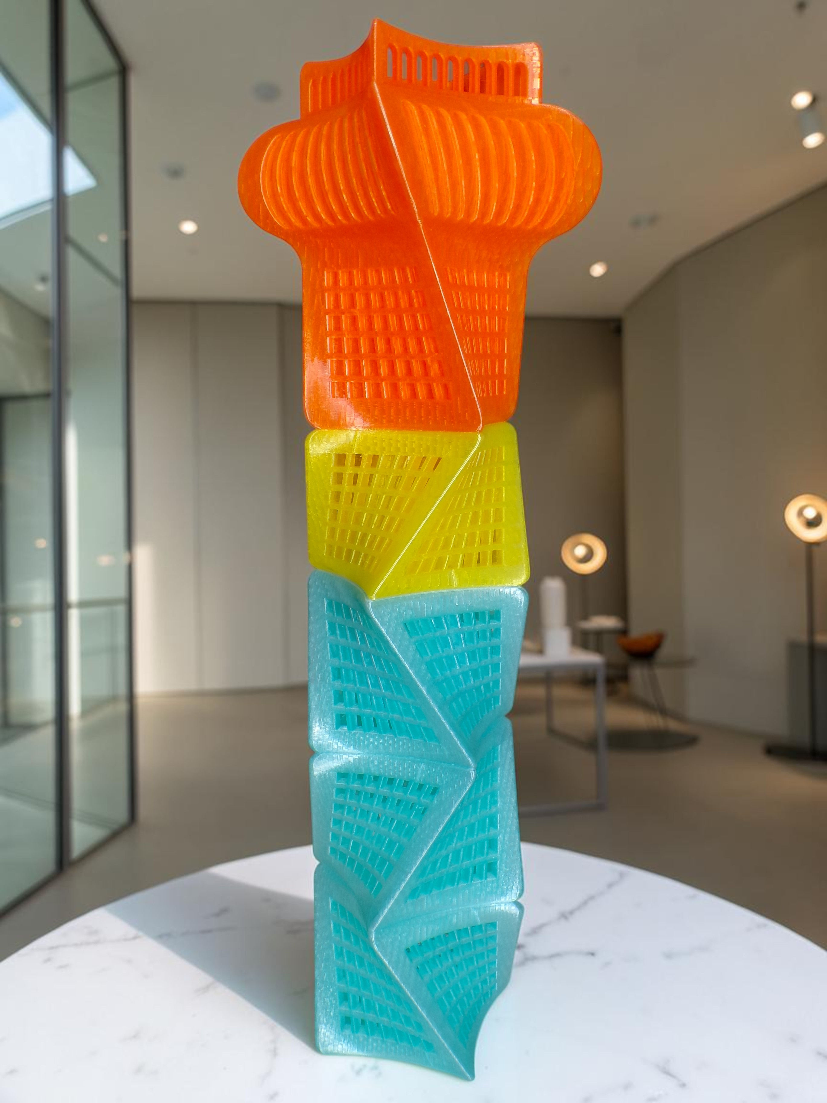 Sinus-Kube - Lampe design (tricolore)