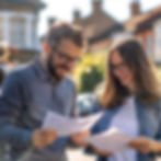 Investor shaking hands with client after discussing property investment tips for 50K in UK. Looks happy about UK property investment opportunities with 50K