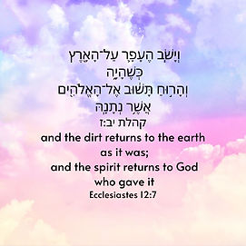 eternal life in the Tanakh (OT) - Ecclesiastes 12:7