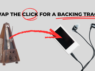 swap the click for a backing track