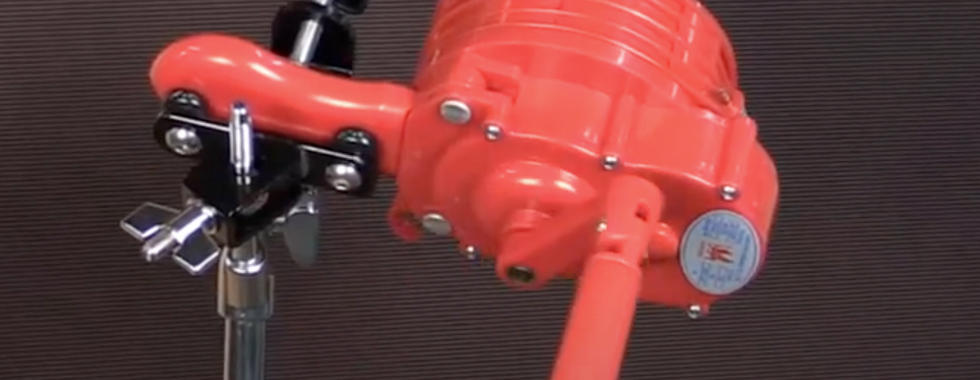 siren mounted on tambourine onemount