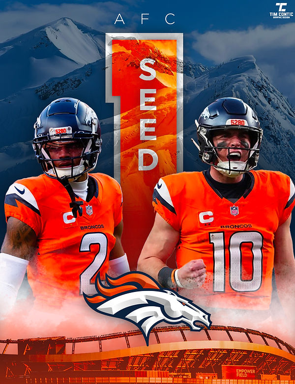 Denver Broncos Number 1 Seed
