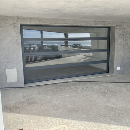 portao para garagem em vidro lisboa