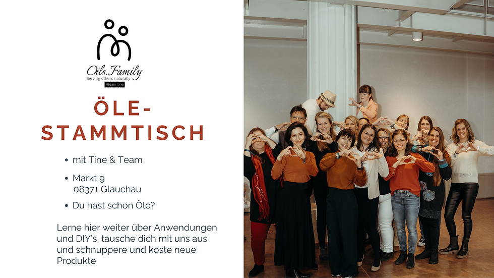 ÖLE-STAMMTISCH Tine und Team Glauchau 