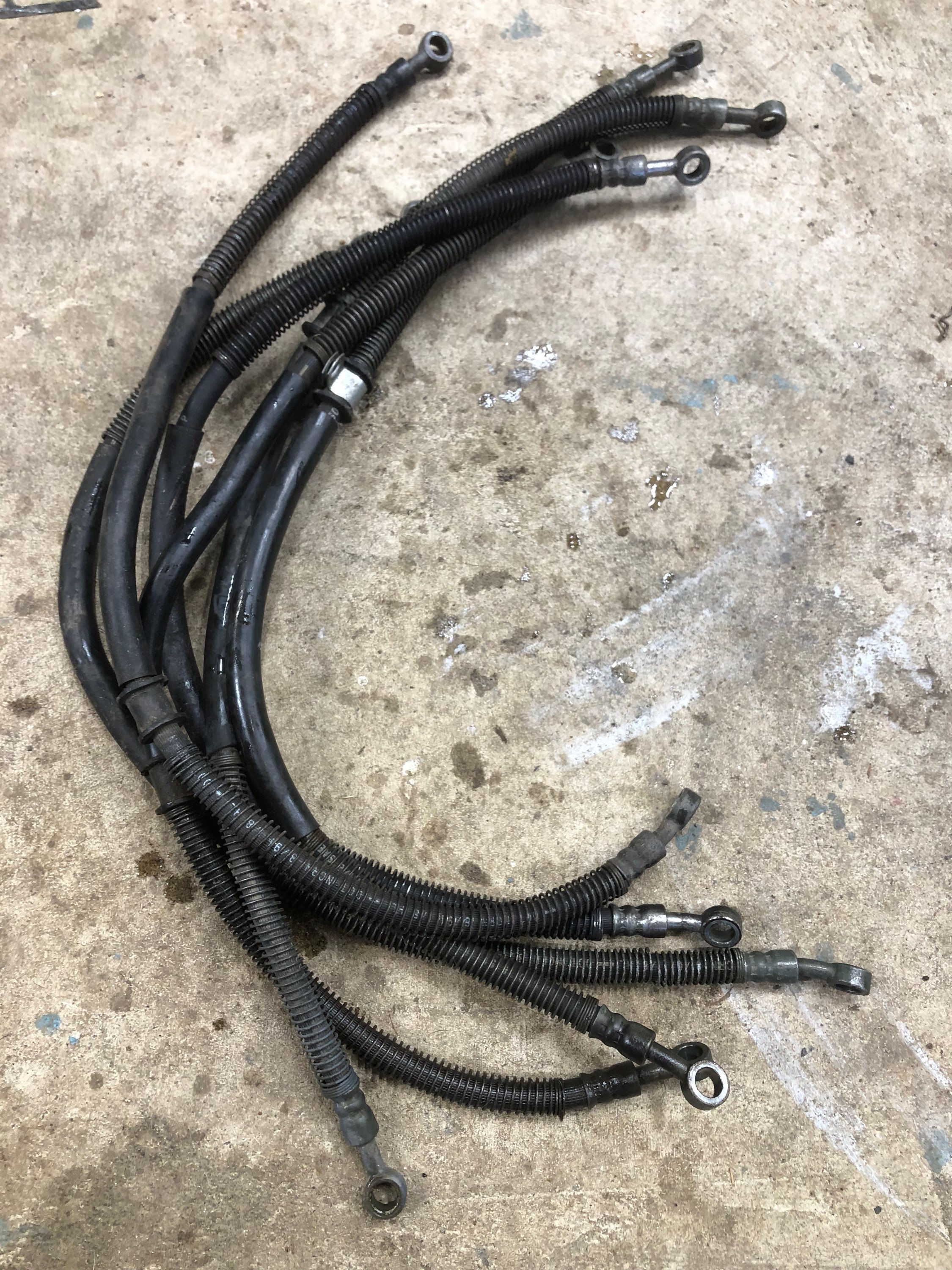 Rear brake line 