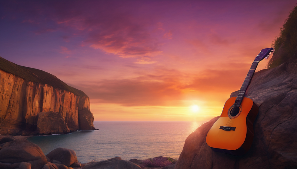 70s Sunset Cliffside Concert