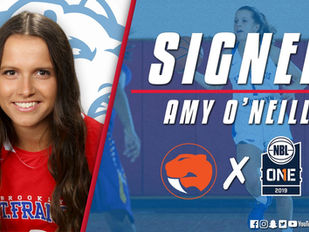 Amy O’Neill ‘19 Signs Professional Contract with Southern Sabres