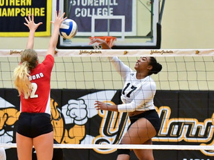 Volleyball downs Eagles for first win of the season