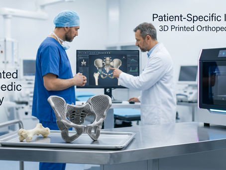 Customized orthopedic implants for complex bone reconstruction