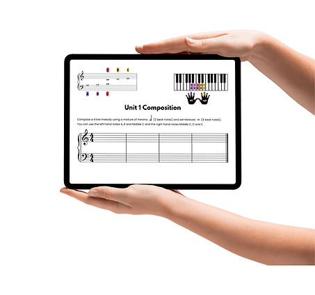Piano Umbrella iPad or tablet view