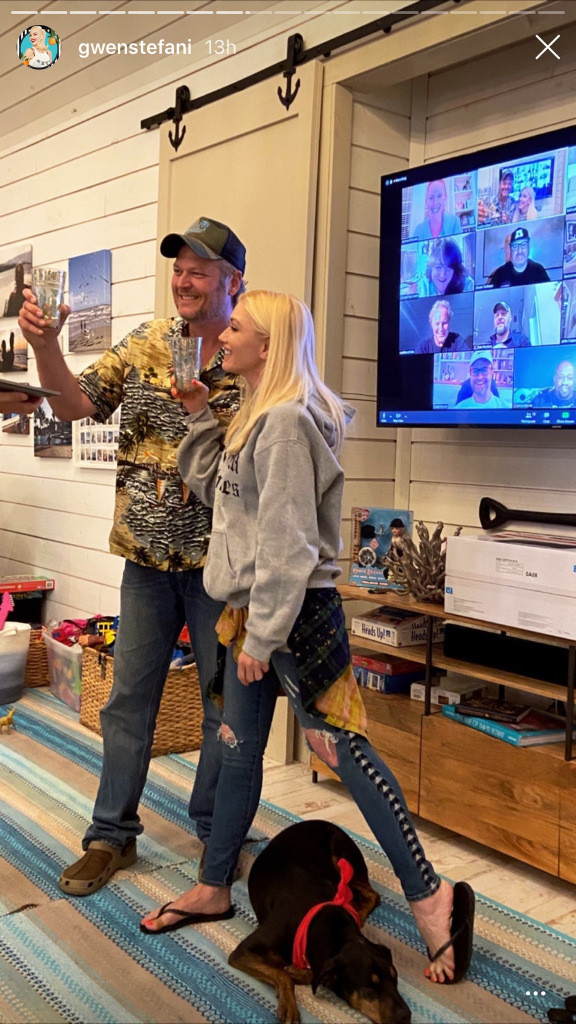 Blake Shelton and Gwen Stefani