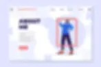 A visually appealing organic flat 'About Me' landing page template with a clean and modern design.