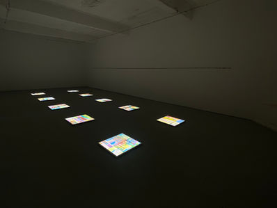 Exposição Nuvens de Ruído de Joana R. Sá, Associação 289, Pontes de Marchil, Faro, 2022.