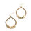 Thumbnail: Star hoop earrings 