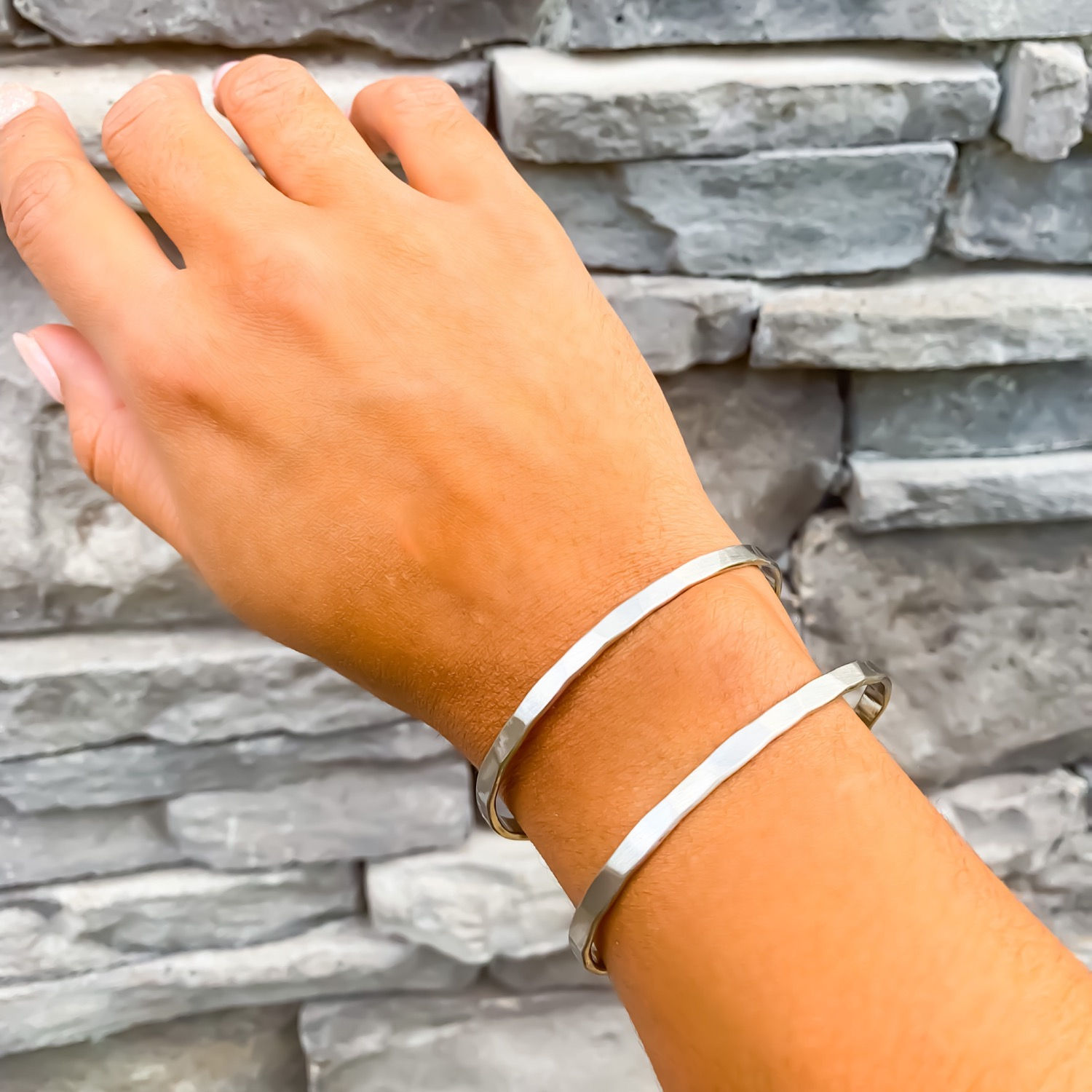 Hammered Cuff Bracelet 