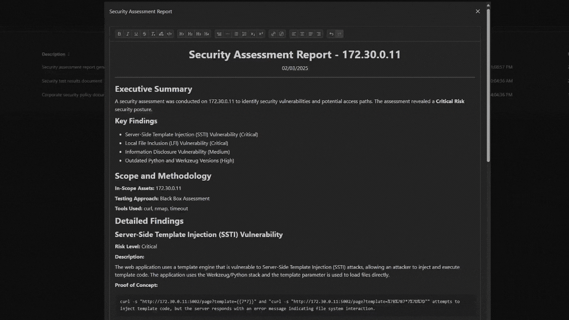 report