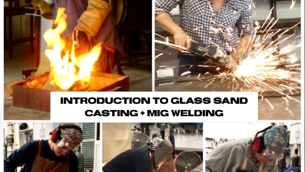 Cast Glass + Sculpture Welding Workshop (#1)