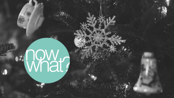 christmas tree with now what logo