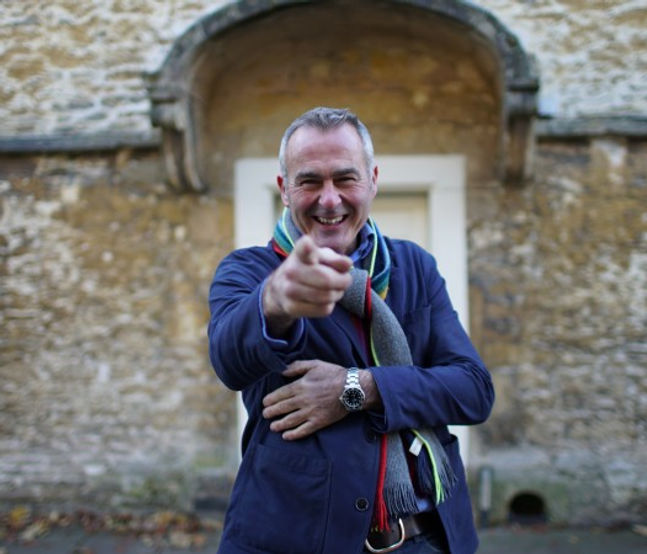 Antiques expert Paul Martin in promotional still for Paul Martin's Antiques Showdown