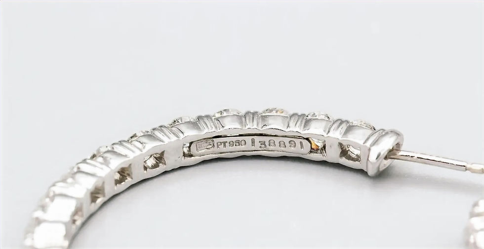 Thumbnail: Harry Winston 8.17 Carat Diamond and Platinum Inside Out Hoops Earrings