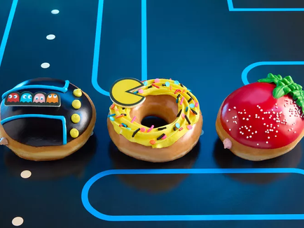 Krispy Kreme Launches 3 New Doughnuts to Celebrate Pac-Man's 45th Anniversary