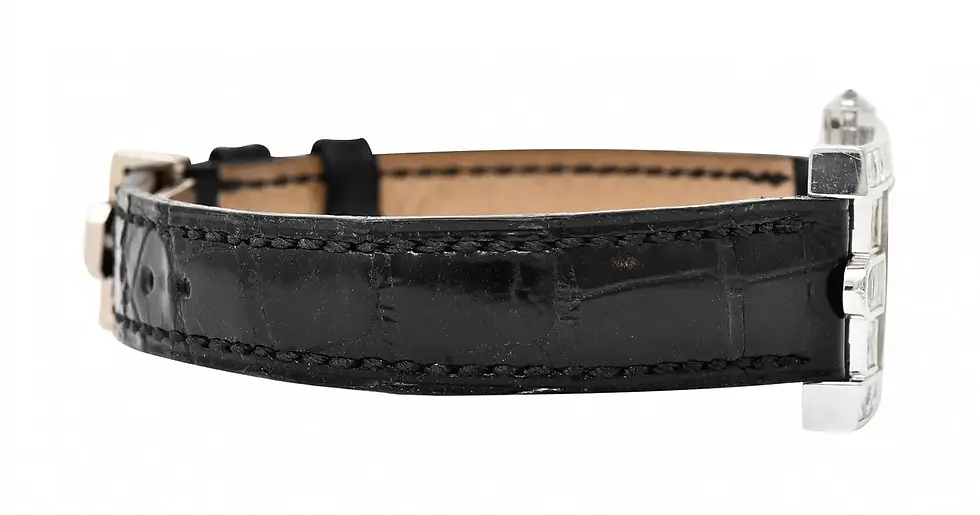 Thumbnail: Harry Winston French Cut 6.50 Carats Diamond 18 Karat Gold Avenue Watch