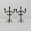 Miniature : Pair of  Candlesticks In the Style Les Artisans de Marolles, circa 1950, France.