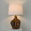 Miniature : Mid-Century Ceramic Table Lamp by Agnes Escala, circa 1970, France.