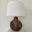Miniature : Mid-Century Decorative Ceramic Table Lamp, circa 1960, France.