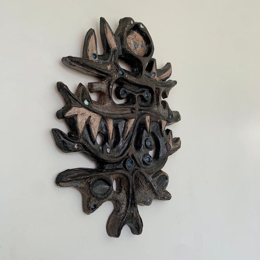 Miniature : Rogier Vandeweghe wall ceramic for Amphora, circa 1960, Belgium.