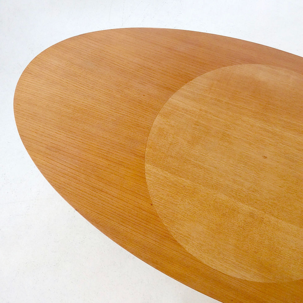 Miniature : Rare Coffee Table Ovalette model by Ilmari Tapiovaara, circa 1954, Finland.