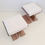 Miniature : Pair of Plexiglass Stools, circa 1970, France.