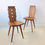 Miniature : Set of 4 Oak Chairs, circa 1950, France.