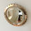 Miniature : Gold Bronze Wall Mirror, circa 1970, France.