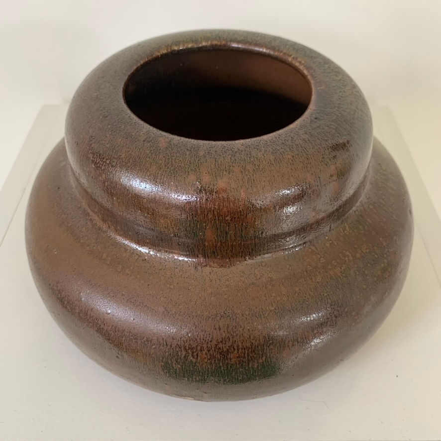 Miniature : Antoine de Vinck Stamped Ceramic Vase, circa 1980, Belgium.