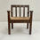 Miniature : Pair of Mid-Century Carved Oak French Armchairs, circa 1940.