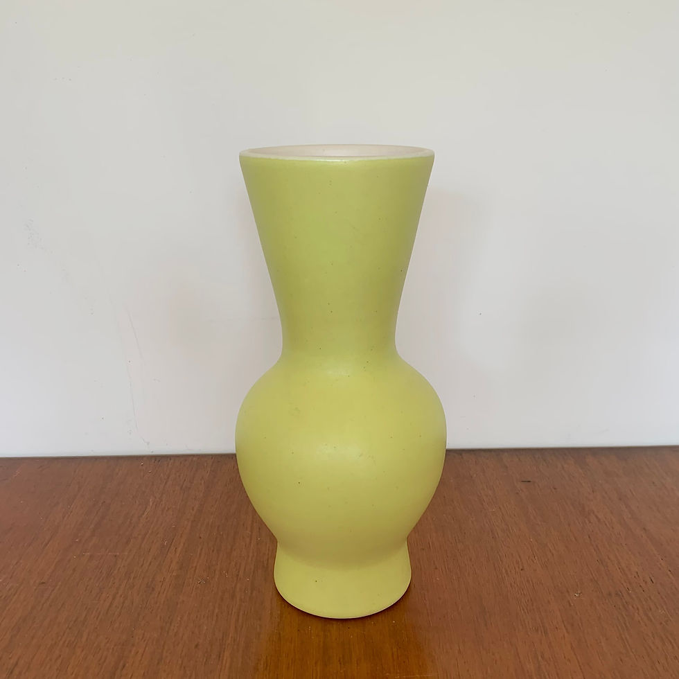 Miniature : Pol Chambost Yellow Ceramic Vase, circa 1950, France.