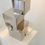 Miniature : Sculptural Geometric Table Lamp, circa 1970, France.