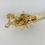 Miniature : Claude Victor Boeltz Gilt Bronze Letter Opener, circa 1970, France.