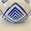 Miniature : Mid-Century White and Blue Decorative Table Lamp, 1929, France.
