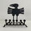 Miniature : Bertil Vallien Rare Crow Fireplace Grate for Boda Smide, circa 1960, Sweden.