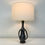 Miniature : Met De Penninghen Antropomorphic Ceramic Table Lamp, circa 1950, France.