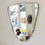 Miniature : Large Mid-Century Brass Mirror, circa 1950, Italy.