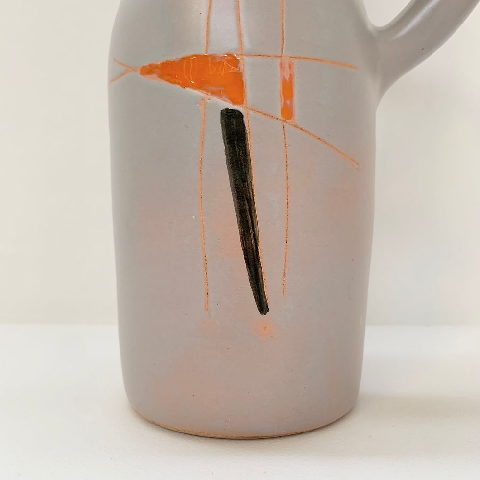 Miniature : Robert Auguste Ceramic Pitcher, circa 1956, France.