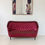 Miniature : Two-seats Dark Crimson Sofa, circa 1940, Italy.