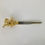 Miniature : Claude Victor Boeltz Gilt Bronze Letter Opener, circa 1970, France.