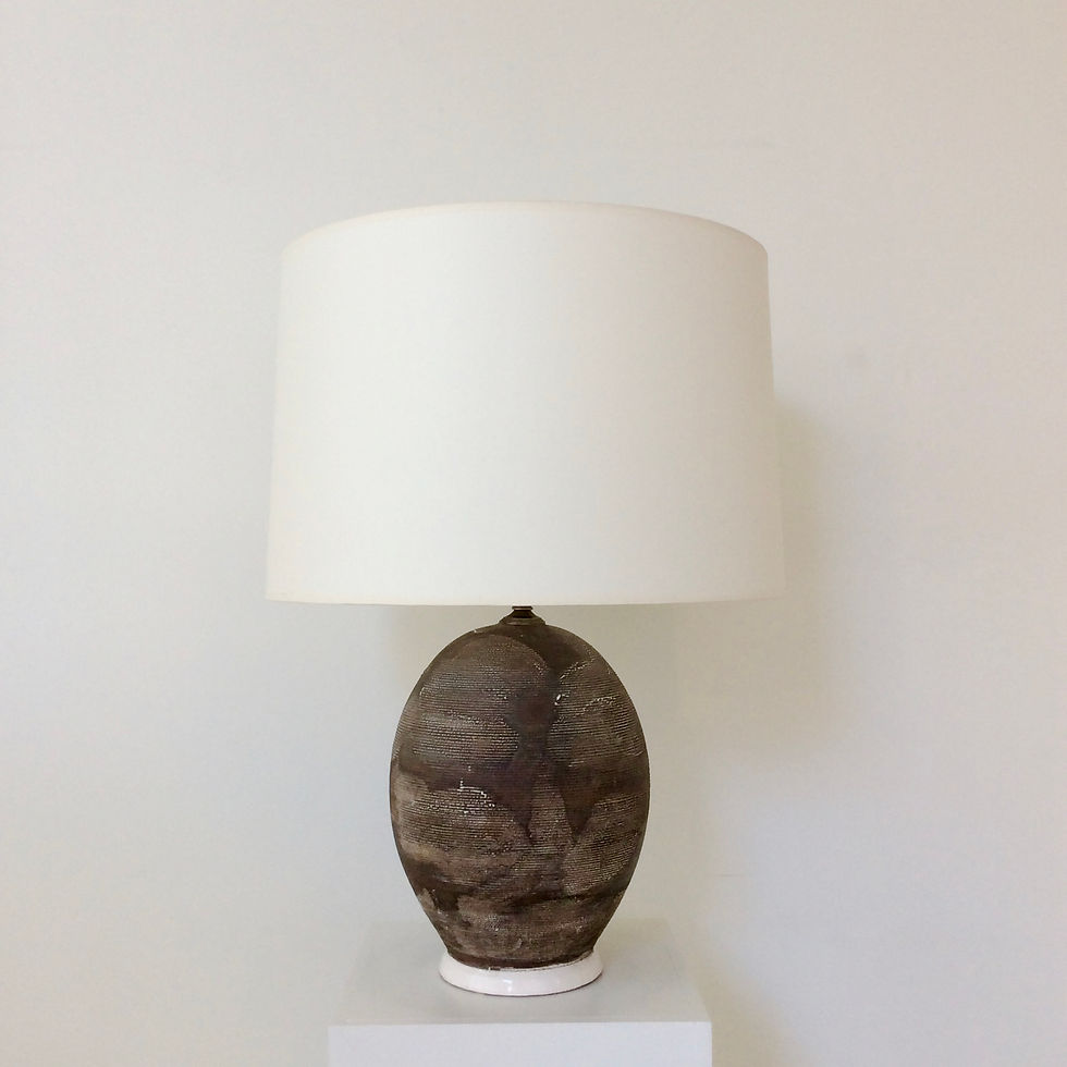 Ceramic Table Lamp, circa 1940, France.